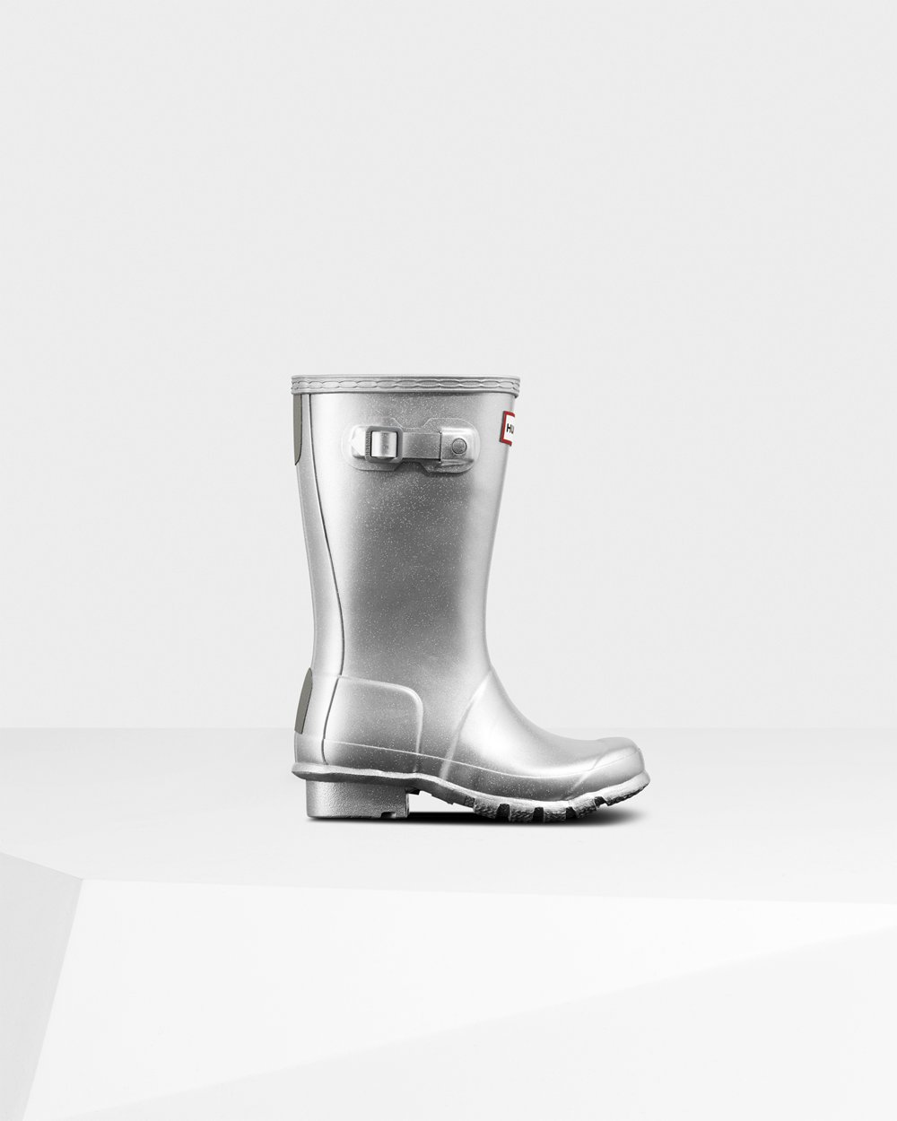 Bottes de Pluie Hunter Original Grands Cosmic Enfant Argent BYXAZDC-38